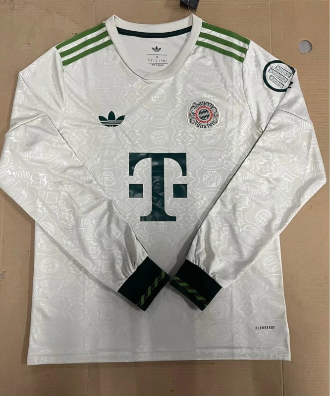 AAA Quality Bayern Munich 25/26 Special Grey Green Long Jersey